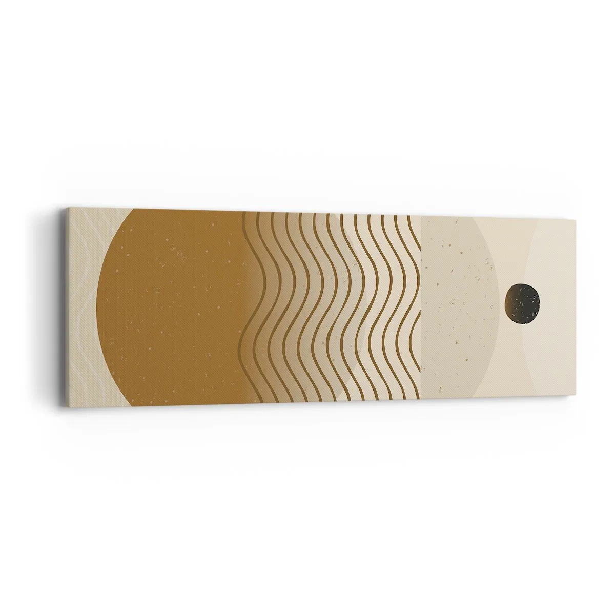 Tablou pe pânză - Despre originea figurilor geometrice - 90x30 cm