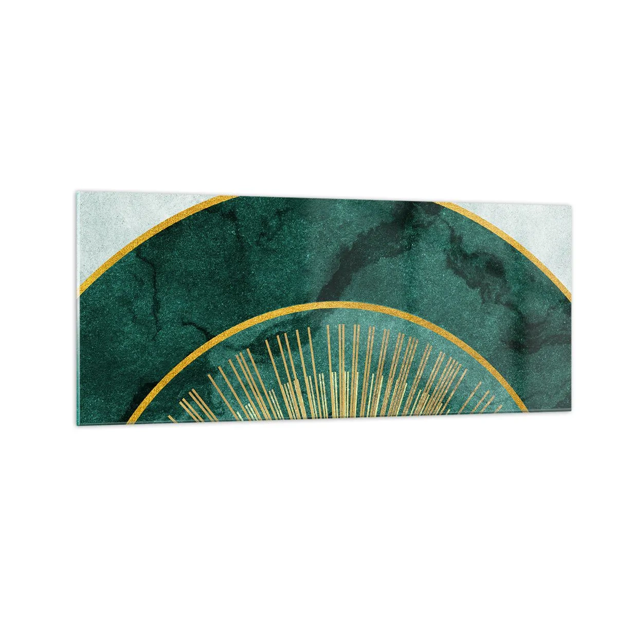 Tablou pe sticlă - Un alt sistem solar - 100x40 cm