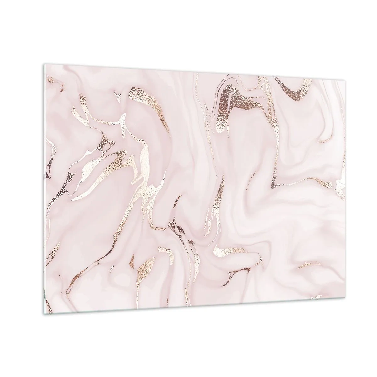 Tablou pe sticlă - În nebunia roz - 100x70 cm