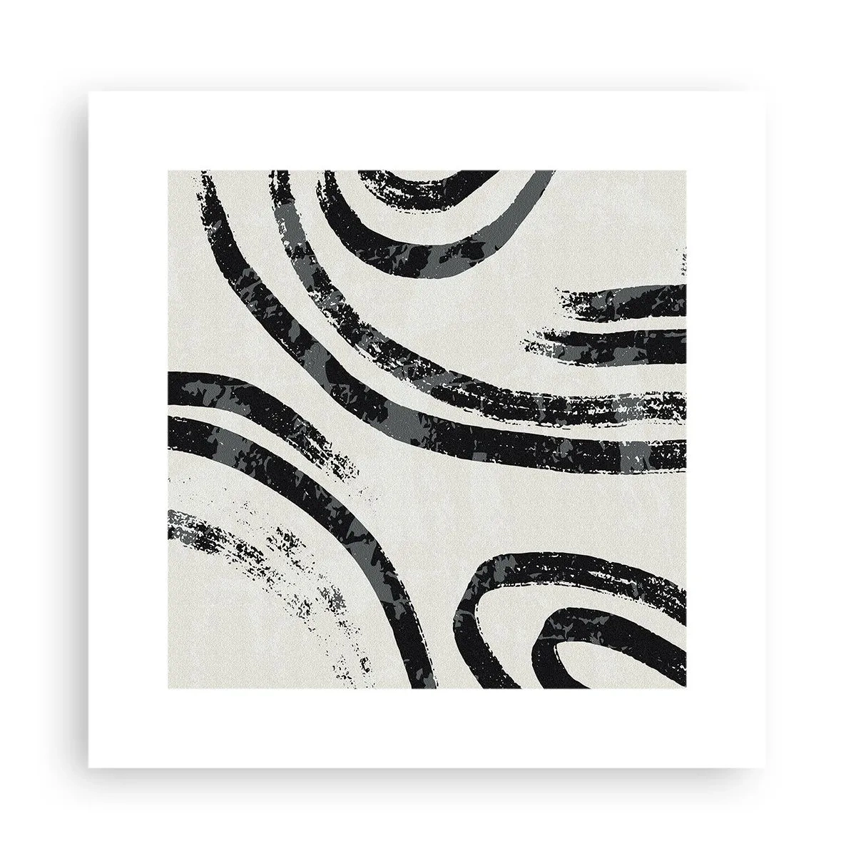 Poster - Pe jumătate oprit - 30x30 cm