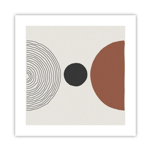 Poster - În centrul atenției - 40x40 cm