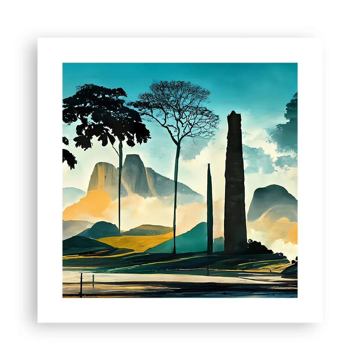 Poster - Din ce în ce mai sus - 40x40 cm