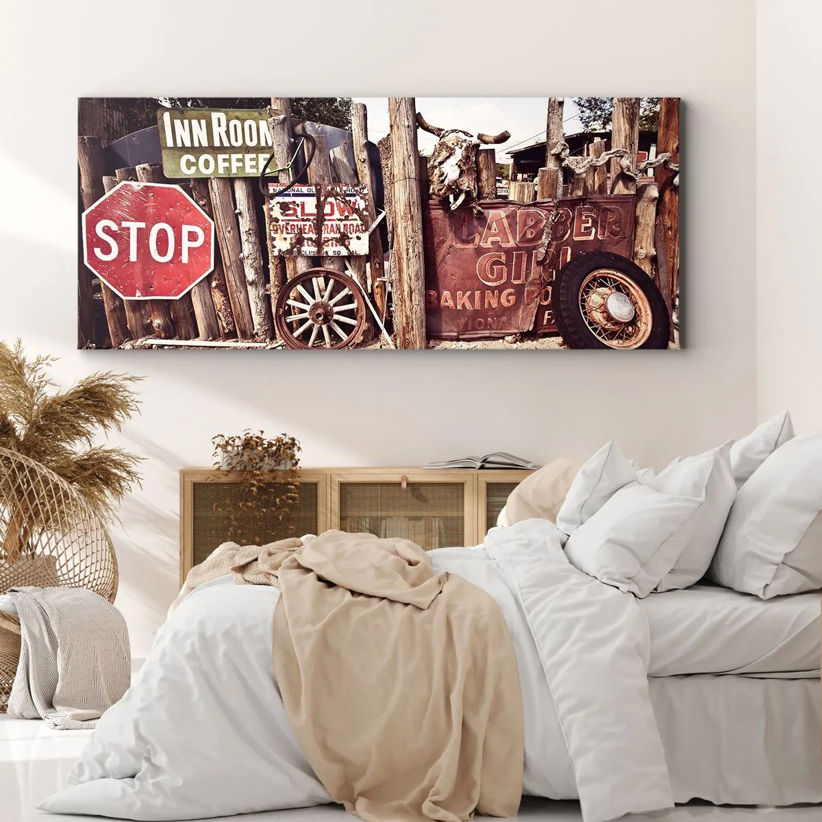 Tablou pe pânză - Iar timpul s-a oprit - 100x40 cm