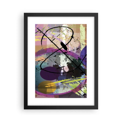 Poster în ramă neagră - Poate fi drept sau de jur împrejur - 30x40 cm