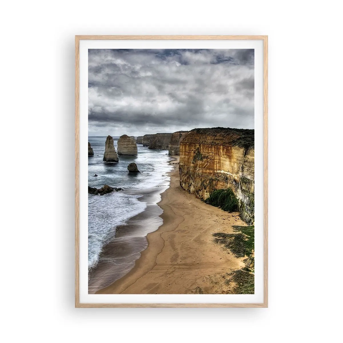 Poster în ramă de stejar deschis - Frumusețe brută - 70x100 cm