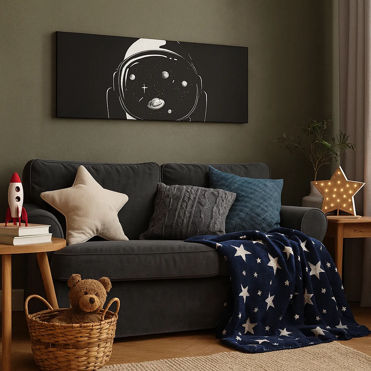 Tablou pe pânză - Mișto priveliște - 30x30 cm