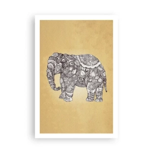 Poster - Elefantul oriental - 61x91 cm