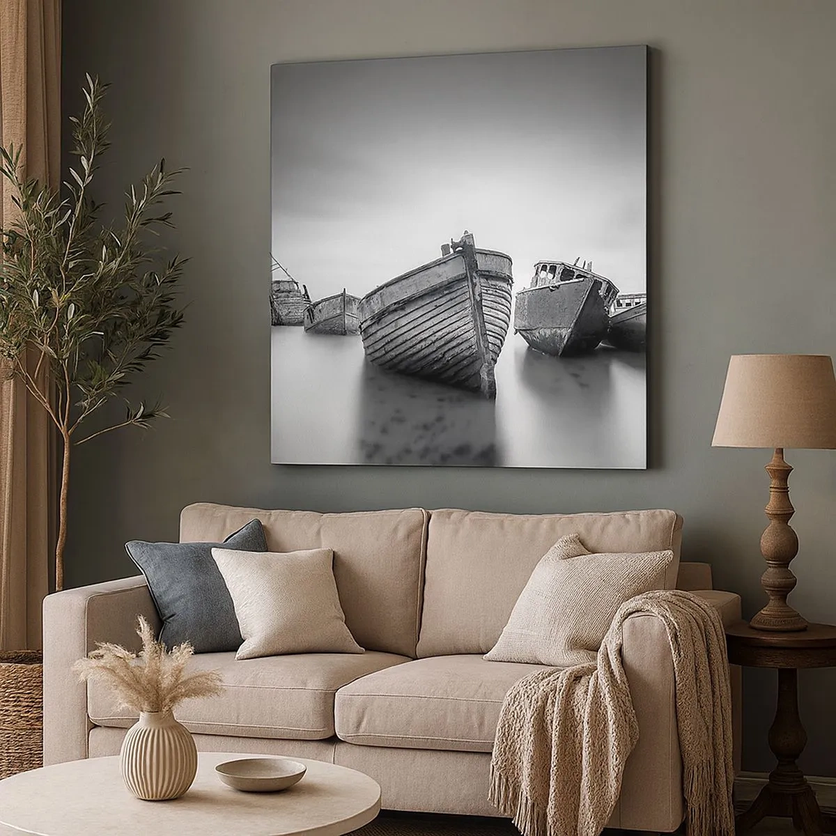 Tablou pe pânză - Acum sunt doar amintiri... - 30x30 cm