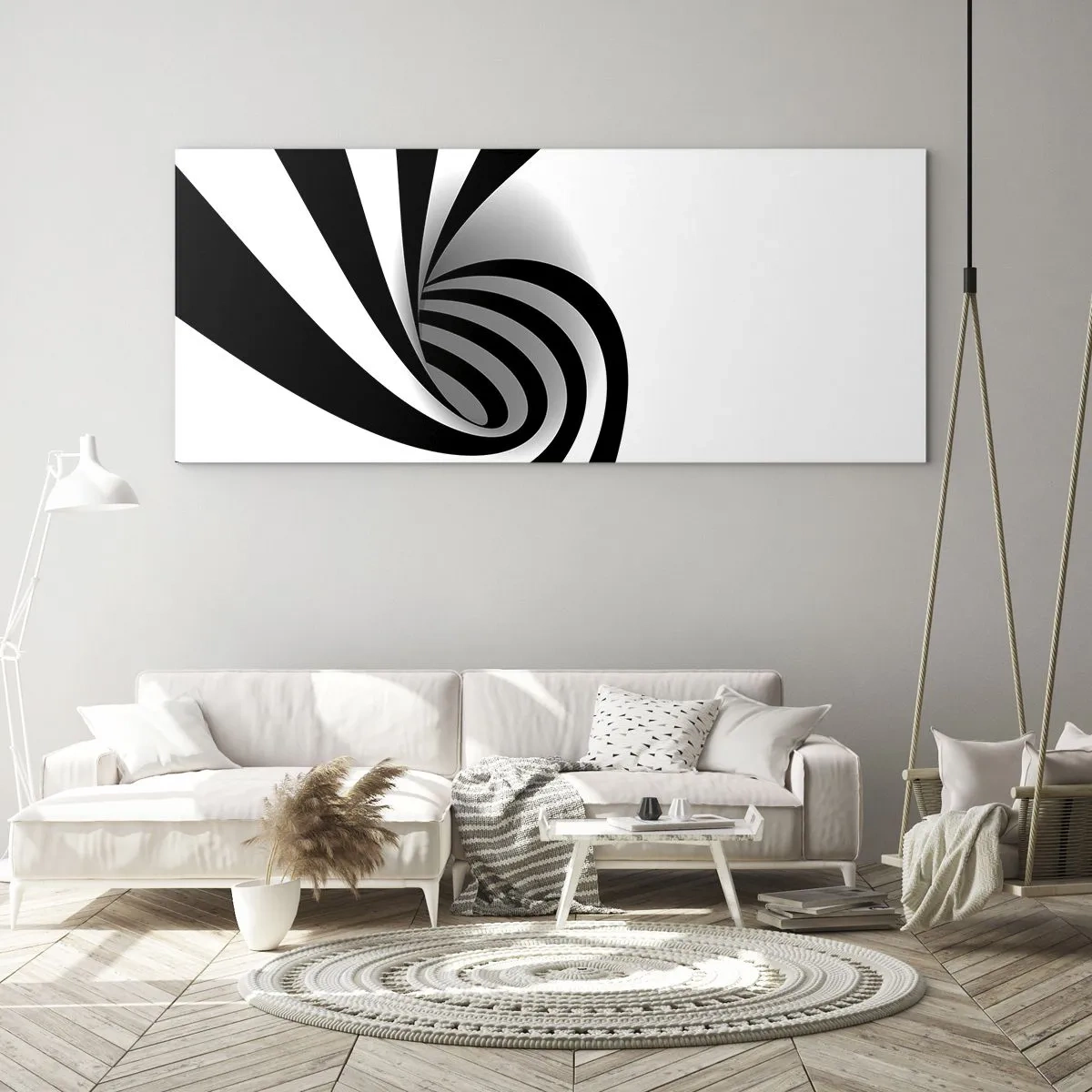 Tablou pe sticlă - Și totuși se mișcă - 120x50 cm
