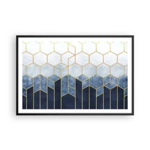 Poster în ramă neagră - Compoziție în ritm sincopat - 91x61 cm