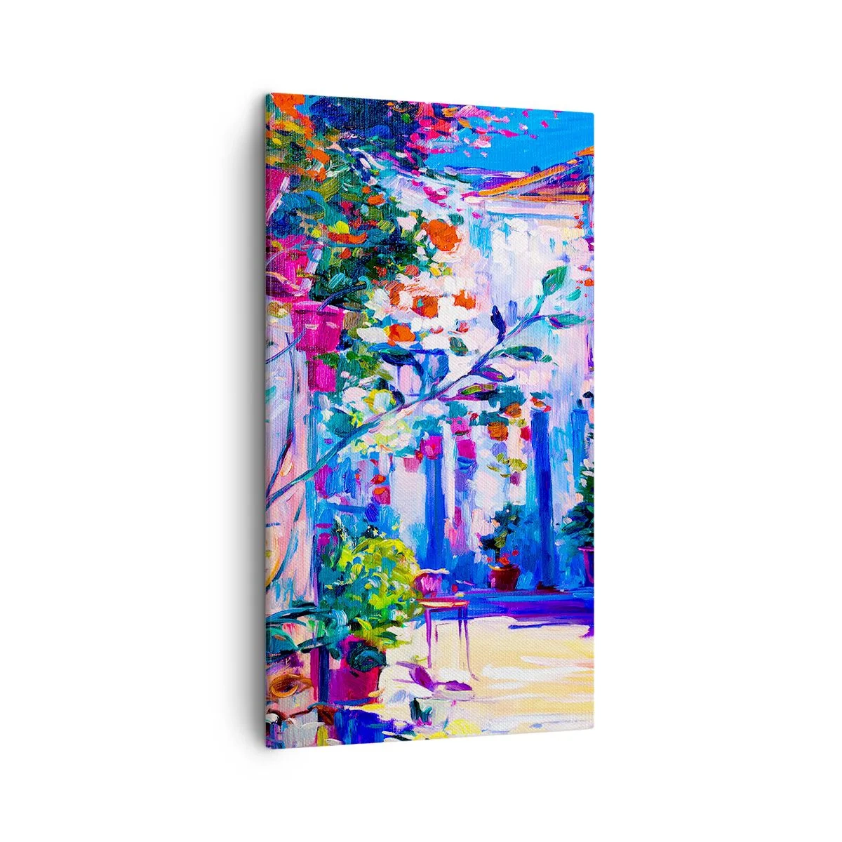 Tablou pe pânză - Impresie - străduță italiană - 45x80 cm