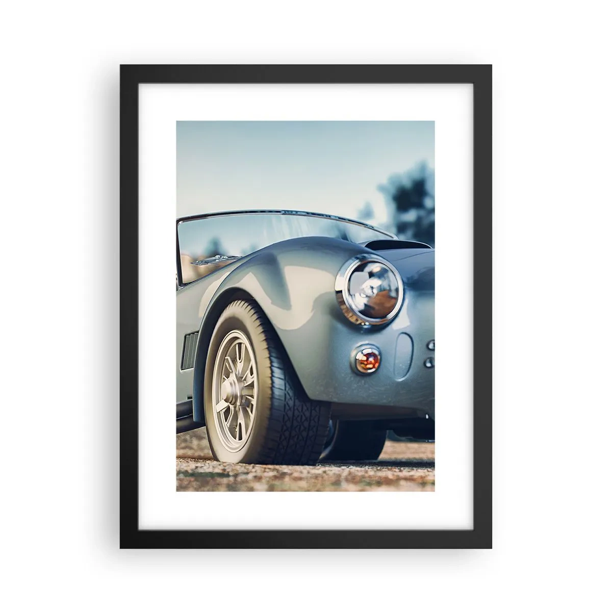 Poster în ramă neagră - Pentru că stilul contează - 30x40 cm