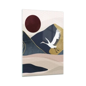 Tablou pe sticlă - Și ziua a zburat din nou - 70x100 cm