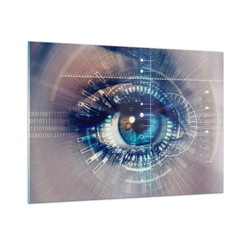 Tablou pe sticlă - Crezi că mă cunoști - 100x70 cm