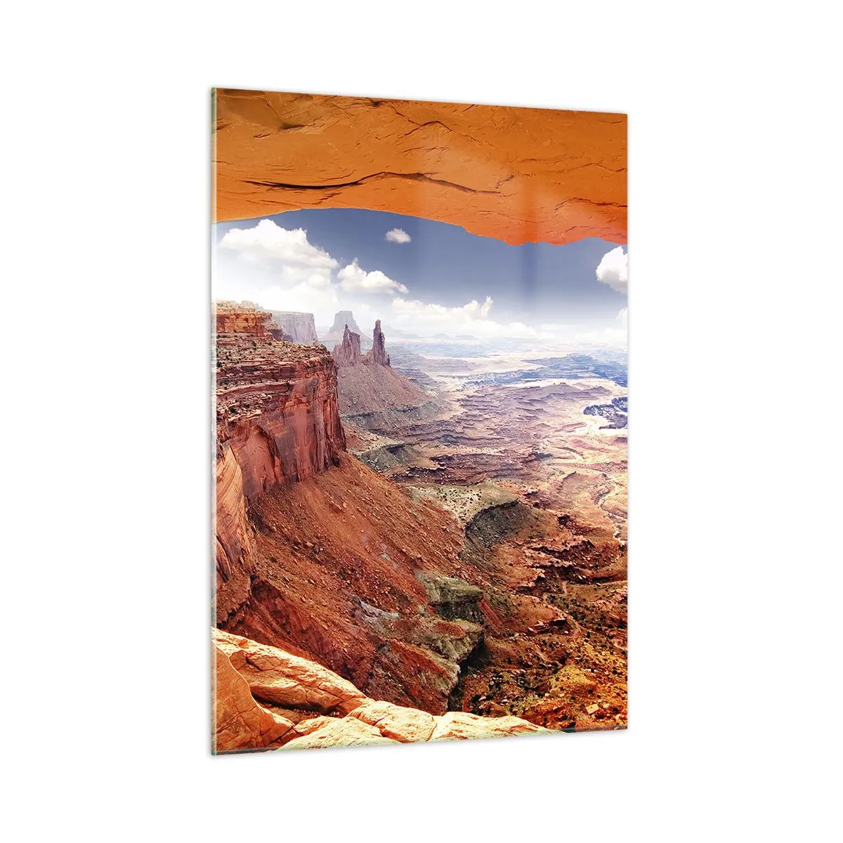 Tablou pe sticlă - Sculptat de natura însăși - 50x70 cm