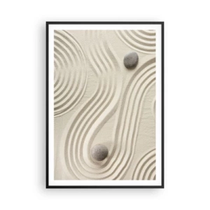 Poster în ramă neagră - Atingere de căldură - 70x100 cm