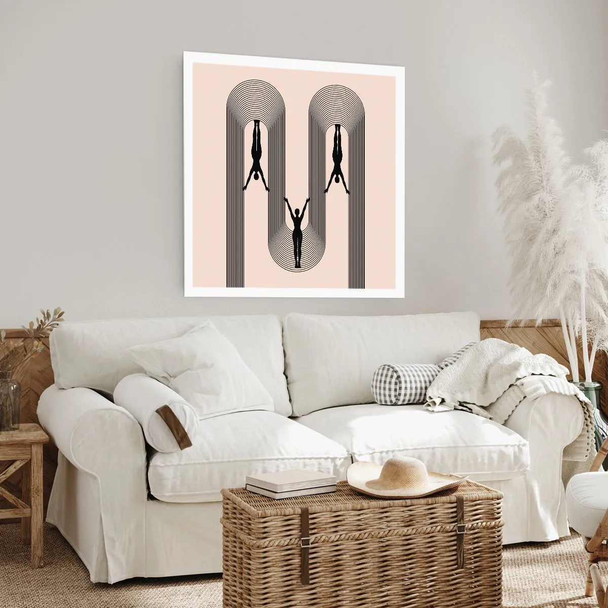 Poster - Cu susul în jos - 30x30 cm