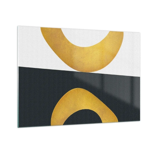 Tablou pe sticlă - În primul rând: aurul - 100x70 cm