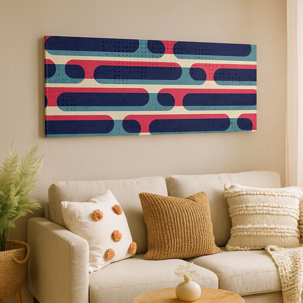 Tablou pe pânză - Înăuntru și înainte - 30x30 cm