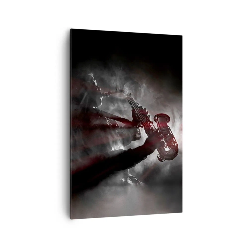 Tablou pe pânză - În aburul jazzului - 80x120 cm