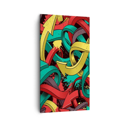 Tablou pe pânză - Pe unde să mergem? - 45x80 cm