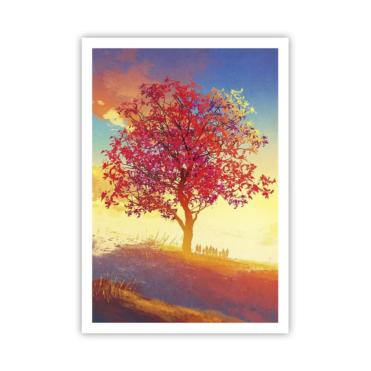 Poster - Pelerin la destinație - 70x100 cm