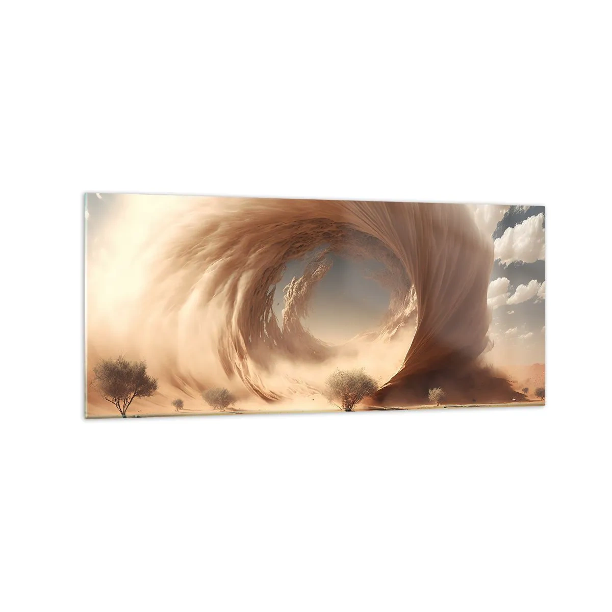 Tablou pe sticlă - Portal deschis - 120x50 cm