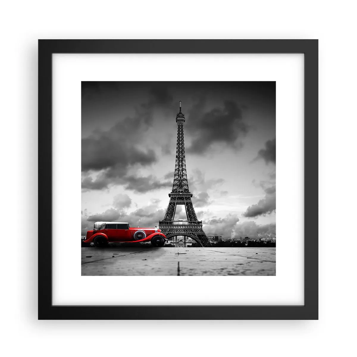 Poster în ramă neagră - Nu cu mult timp în urmă, la Paris - 30x30 cm