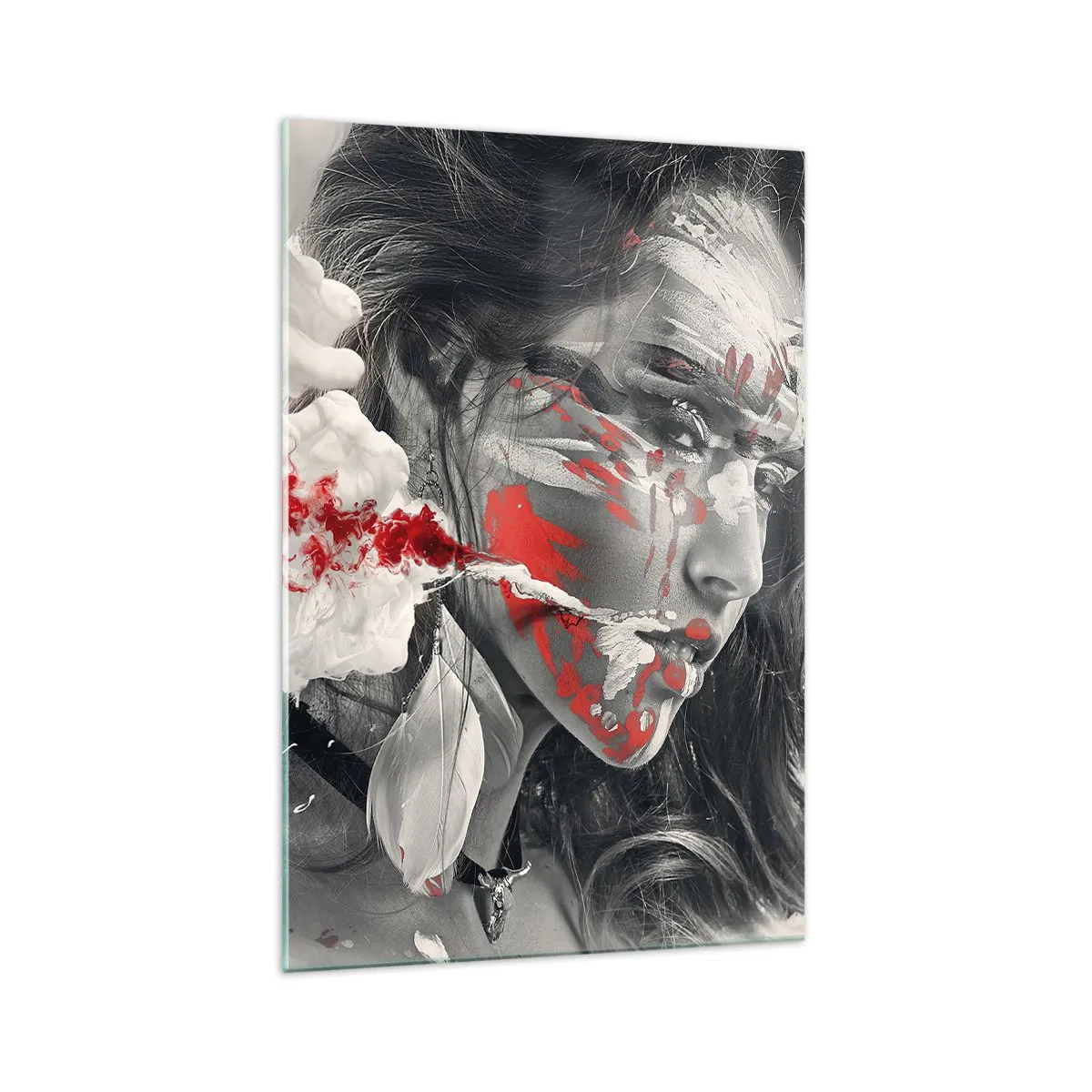 Tablou pe sticlă - În aburul absurdului - 70x100 cm