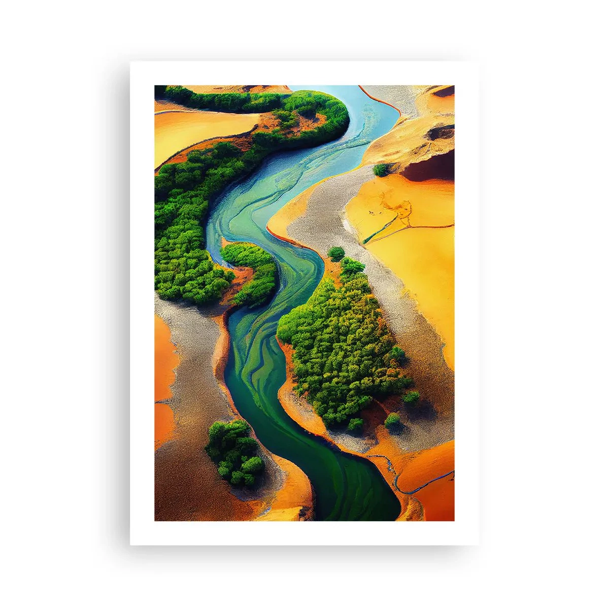 Poster - Râul care dă viață - 50x70 cm