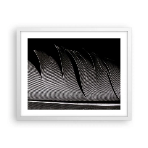 Poster în ramă albă - Pana - o construcție minunată - 50x40 cm