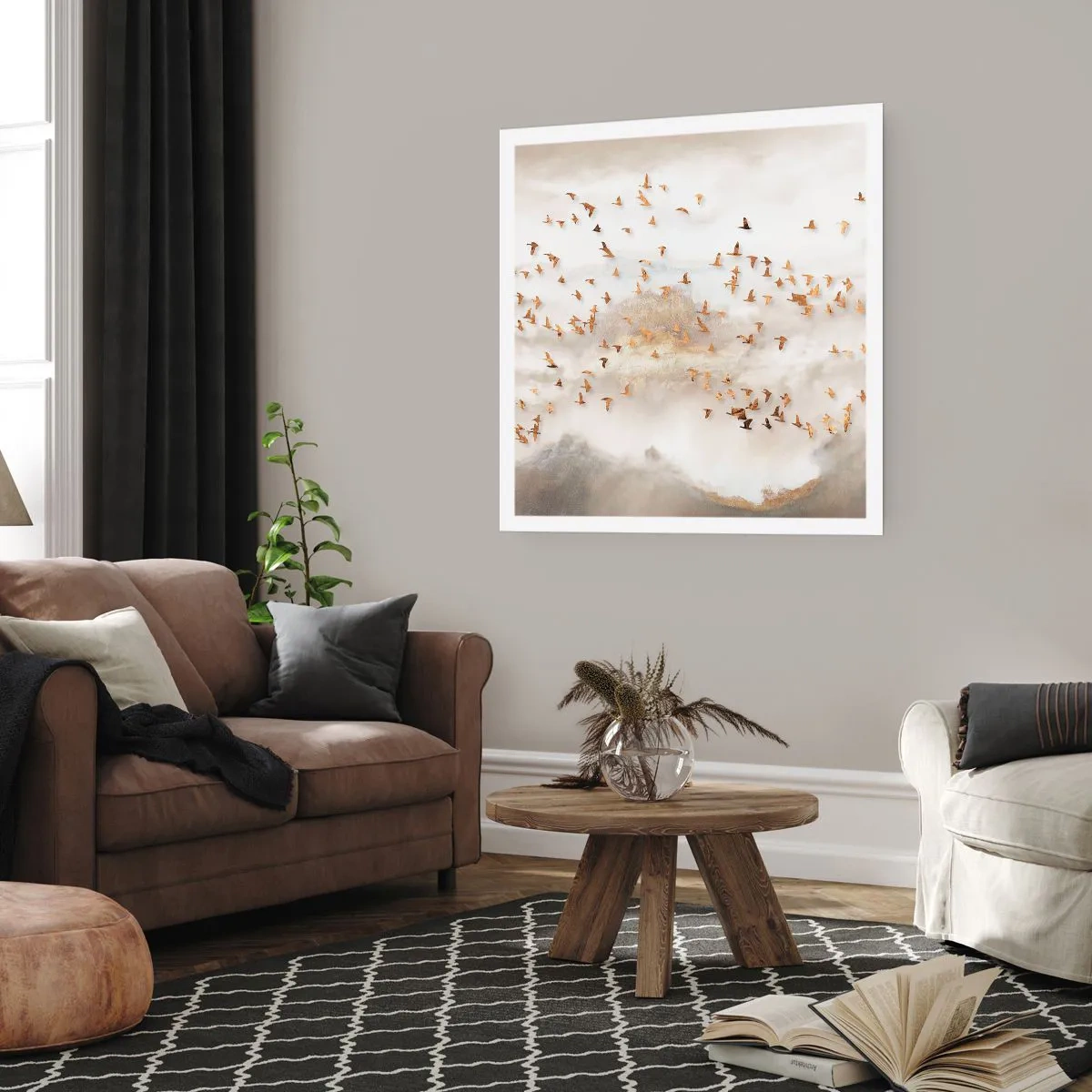 Poster - A sosit timpul... - 50x50 cm