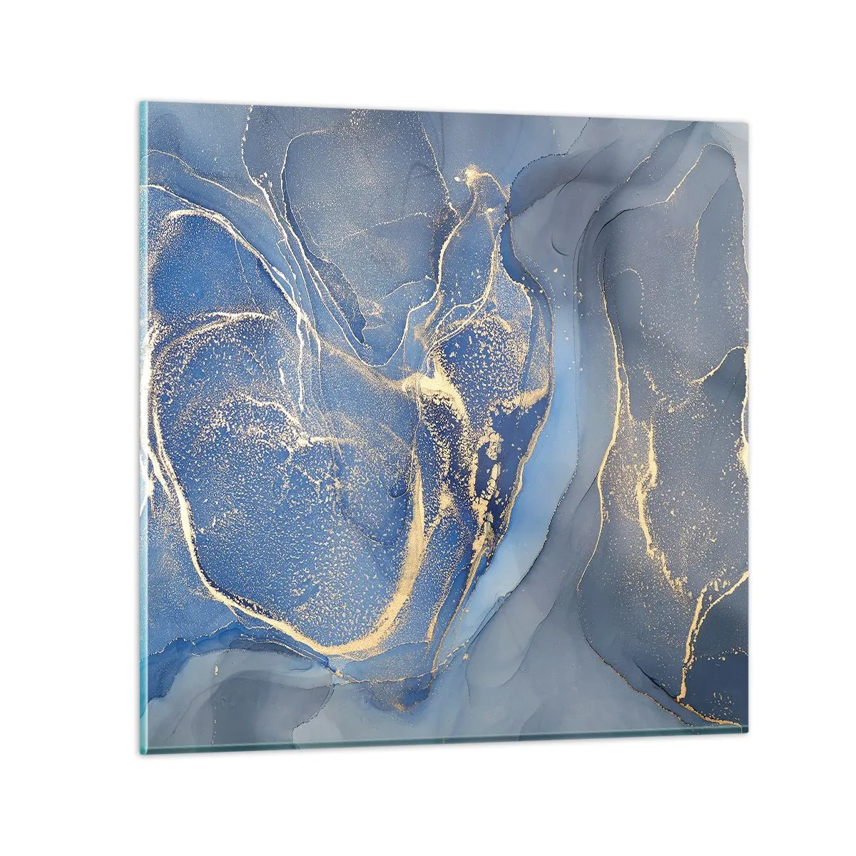 Tablou pe sticlă - Praf de aur - 50x50 cm