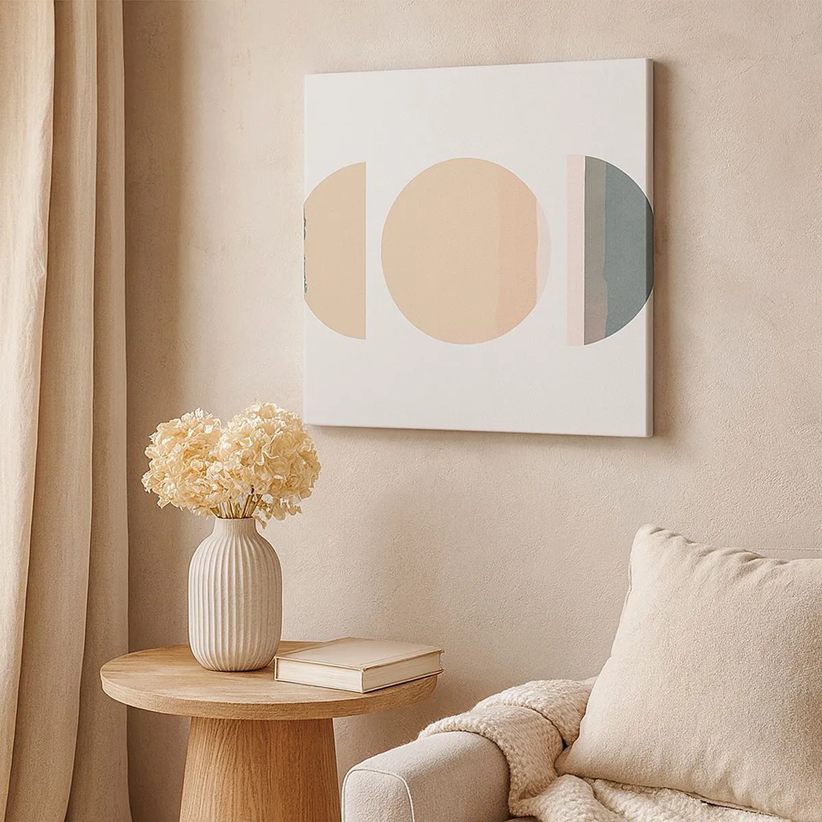 Tablou pe pânză - Roată cu roată - 30x30 cm