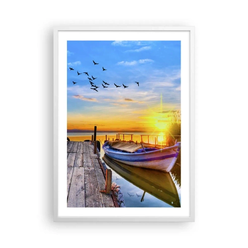 Poster în ramă albă - La revedere, până mâine - 50x70 cm