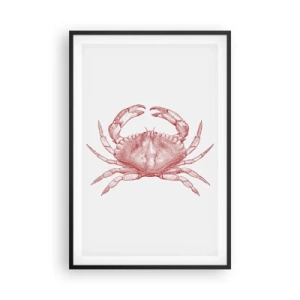 Poster în ramă neagră - Crab peste crabi - 61x91 cm