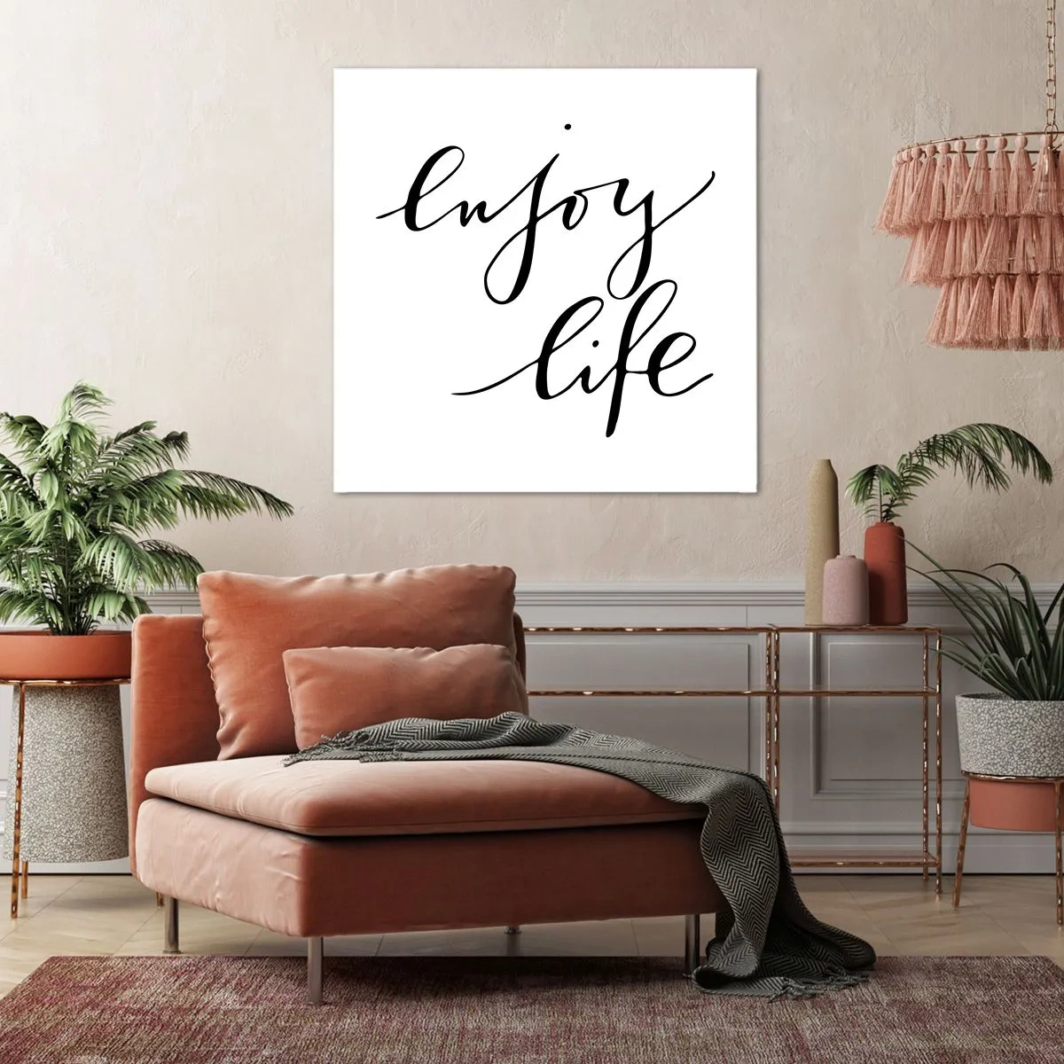 Tablou pe pânză - Nimic de adăugat... - 40x40 cm