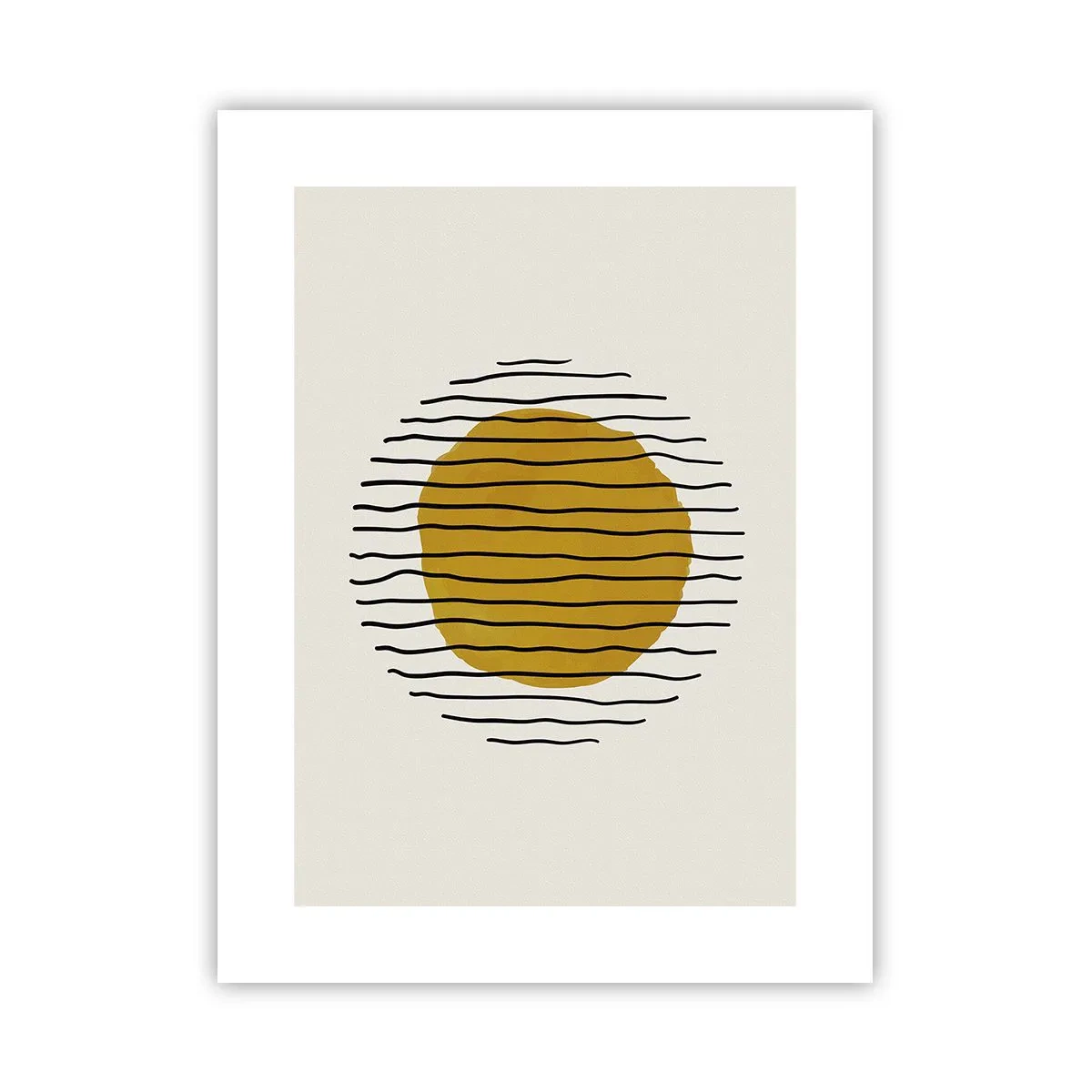 Poster - Abstracție tremurândă de căldură - 30x40 cm