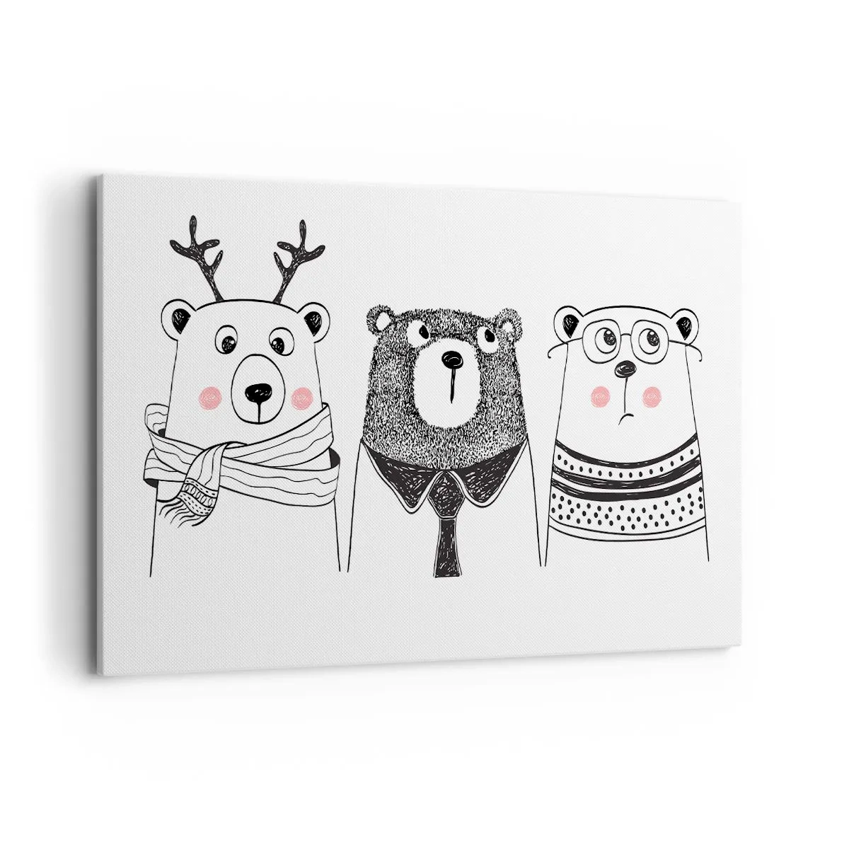 Tablou pe pânză - Ursuleț, urs - 120x80 cm