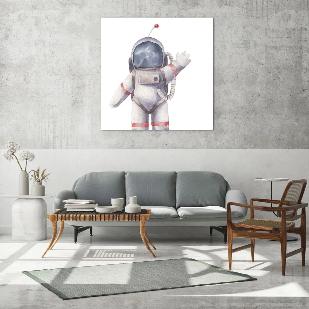 Tablou pe sticlă - Pe curând! - 30x30 cm