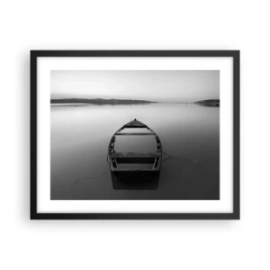 Poster în ramă neagră - Dor și melancolie - 50x40 cm