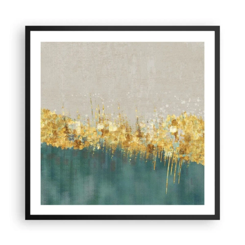 Poster în ramă neagră - Frontiera de aur - 60x60 cm