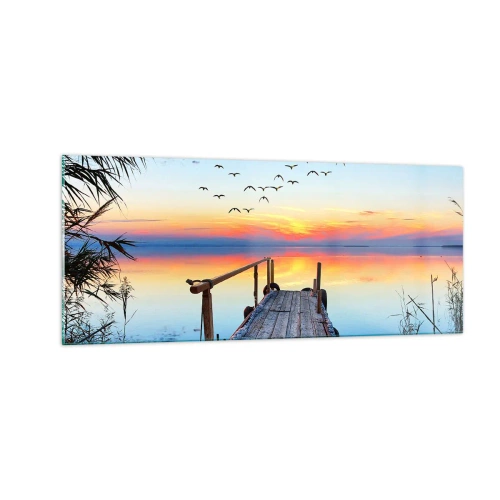 Tablou pe sticlă - E timpul să ne întoarcem... - 100x40 cm