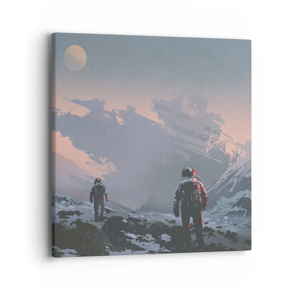 Tablou pe pânză - Sub o stea necunoscută - 40x40 cm