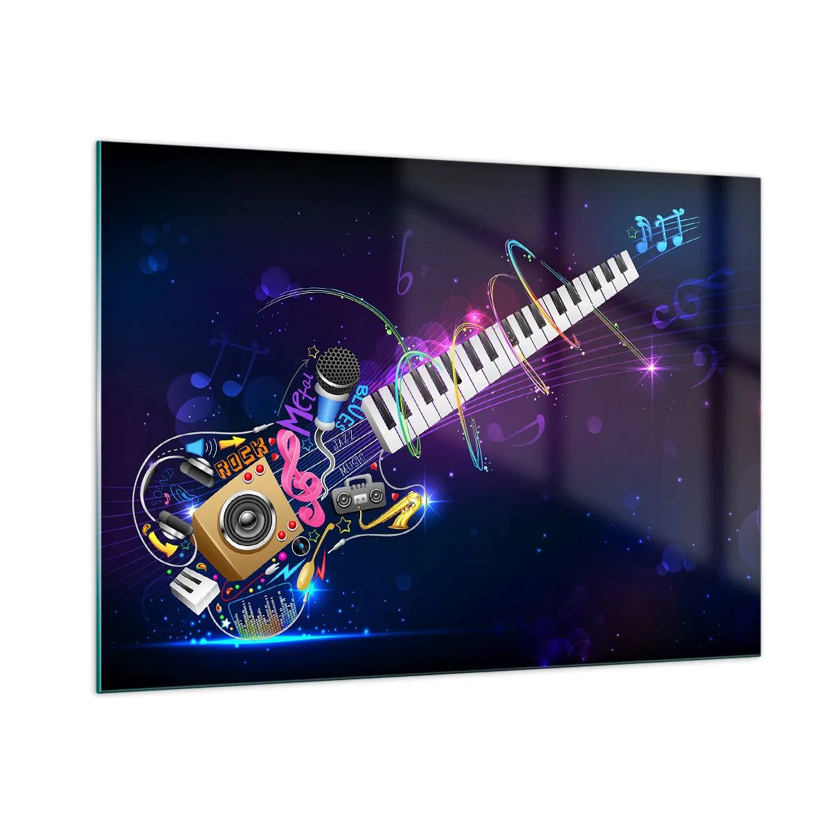 Tablou pe sticlă - Și totul este în regulă - 100x70 cm