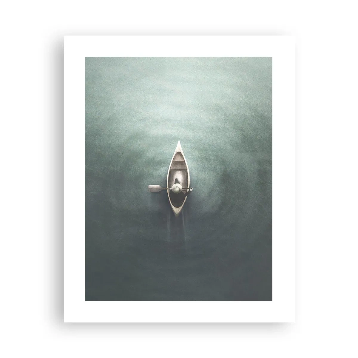 Poster - Peste lacul luminat de lună - 40x50 cm