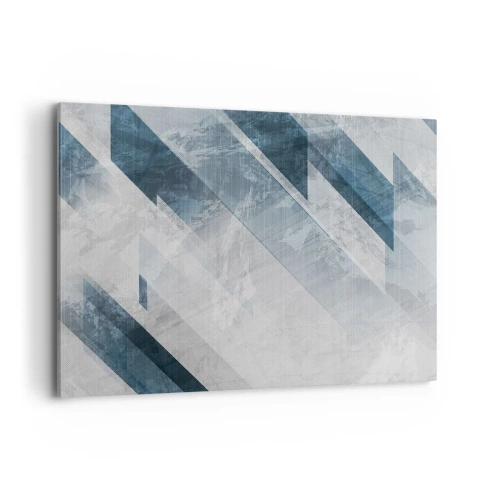 Tablou pe pânză - Compoziția spațială - mișcarea griului - 100x70 cm