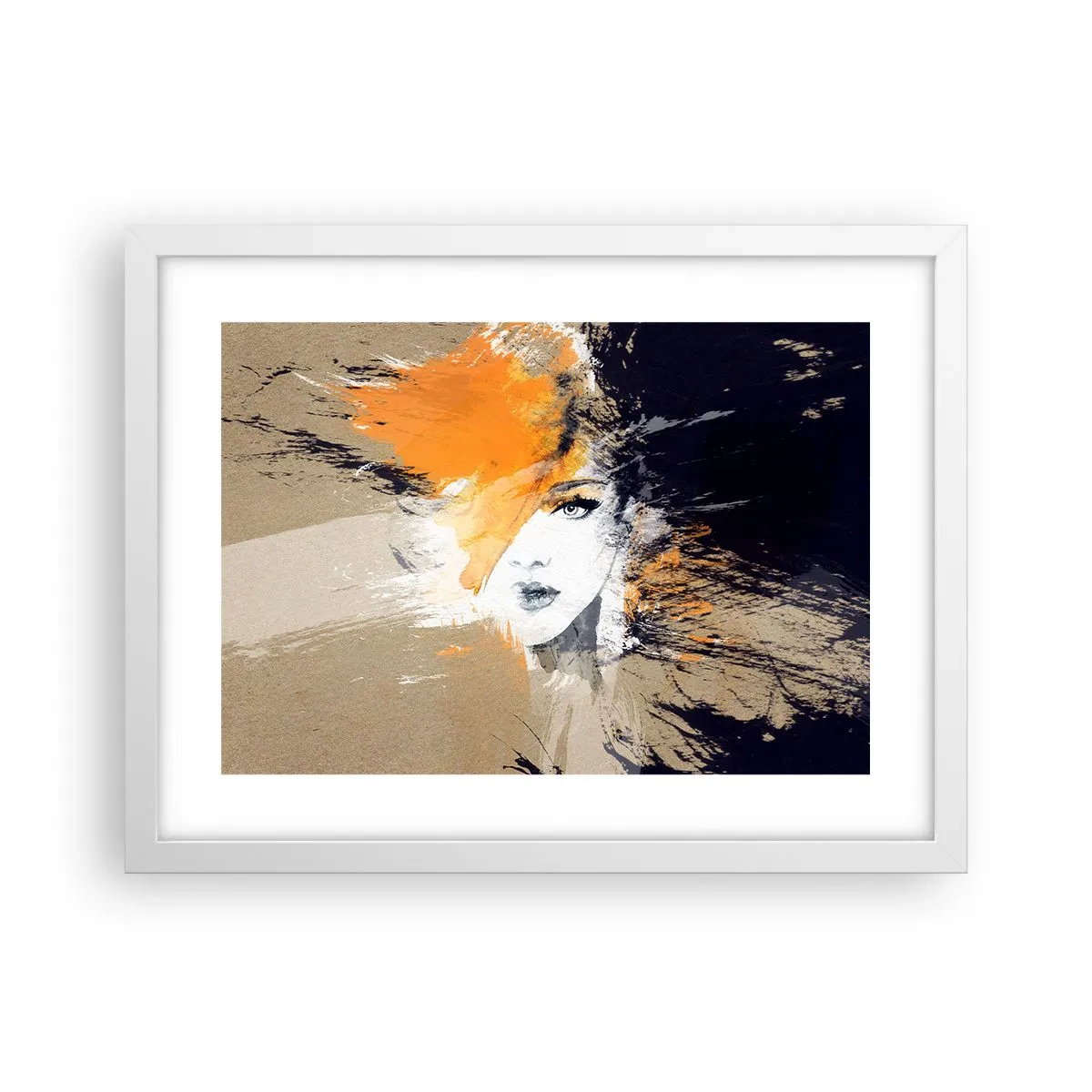 Poster în ramă albă - Și se face lumină - 40x30 cm