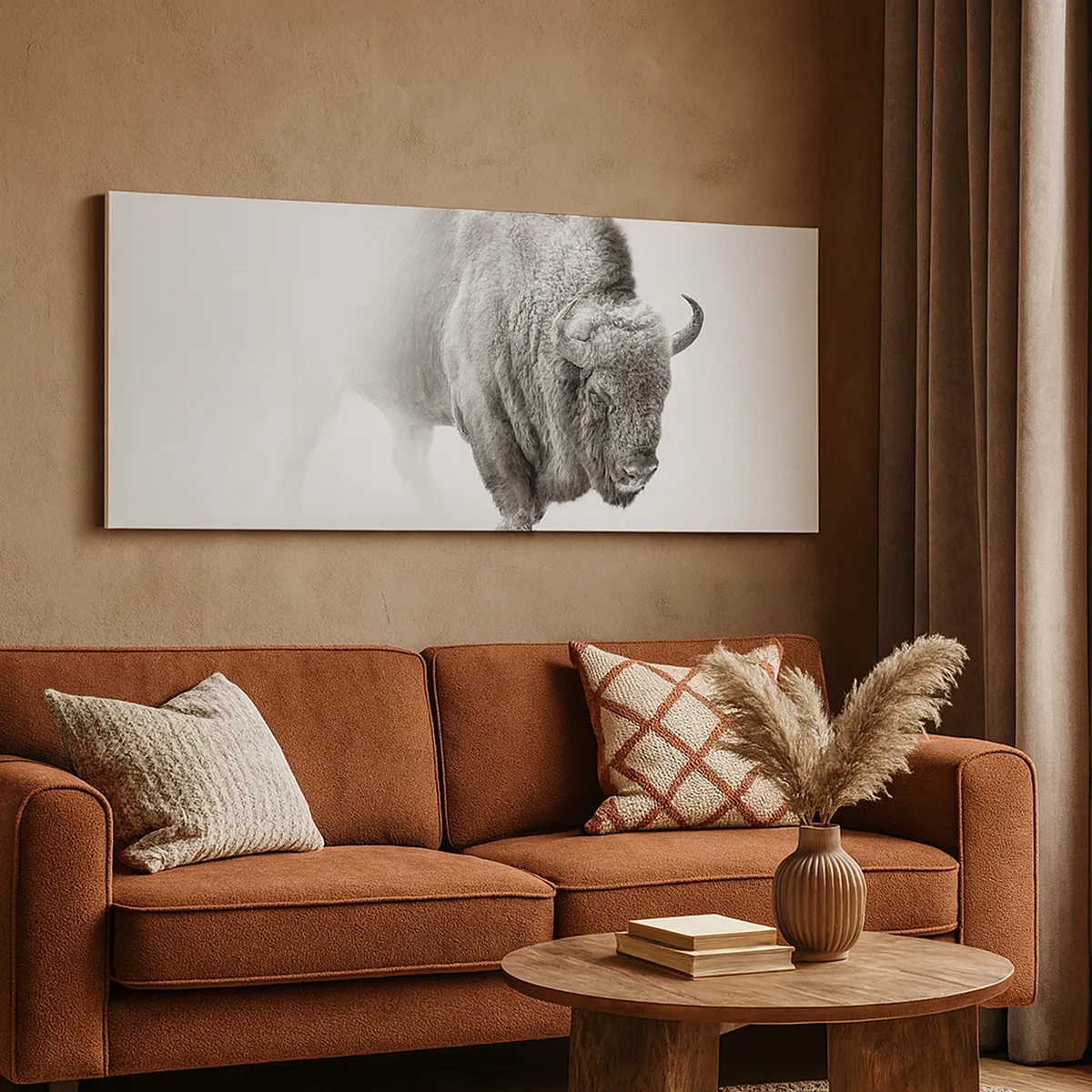 Tablou pe pânză - Regele preriilor - 30x30 cm