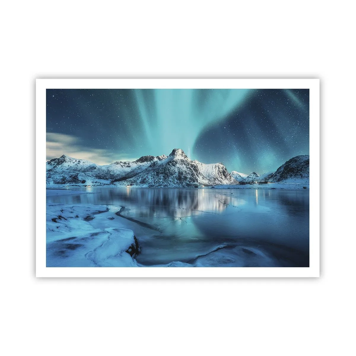 Poster - Noaptea de lumină - 100x70 cm